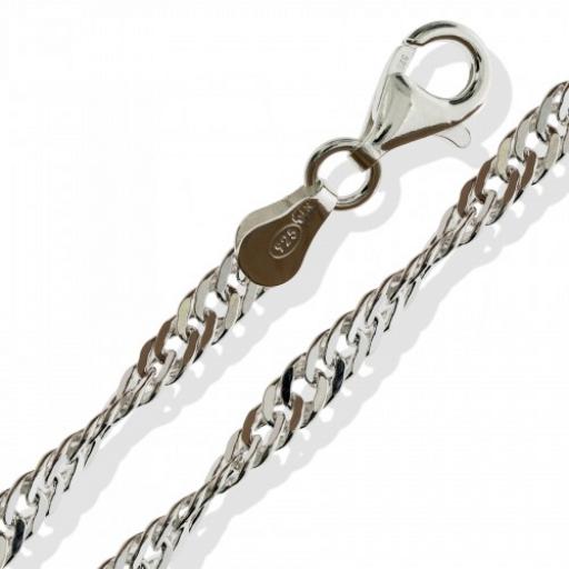 925 Sterling Silver Singapore Chain