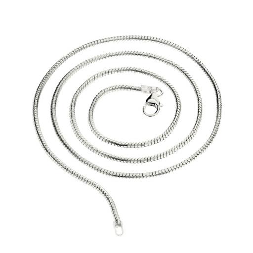 925 Sterling Silver 16" 18" 20" 1.8mm Round Snake Chain