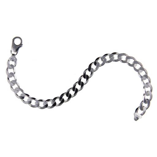 925 Sterling Silver 8.2mm Curb Bracelet (Ladies/Gents)