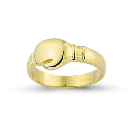 9ct Gold Solid Baby Boxing Glove Ring