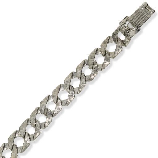Sterling Silver 6" Baby Curb Link Bracelet