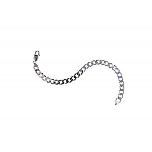 925 Sterling Silver 7.0mm Curb Bracelet (Ladies/Gents)