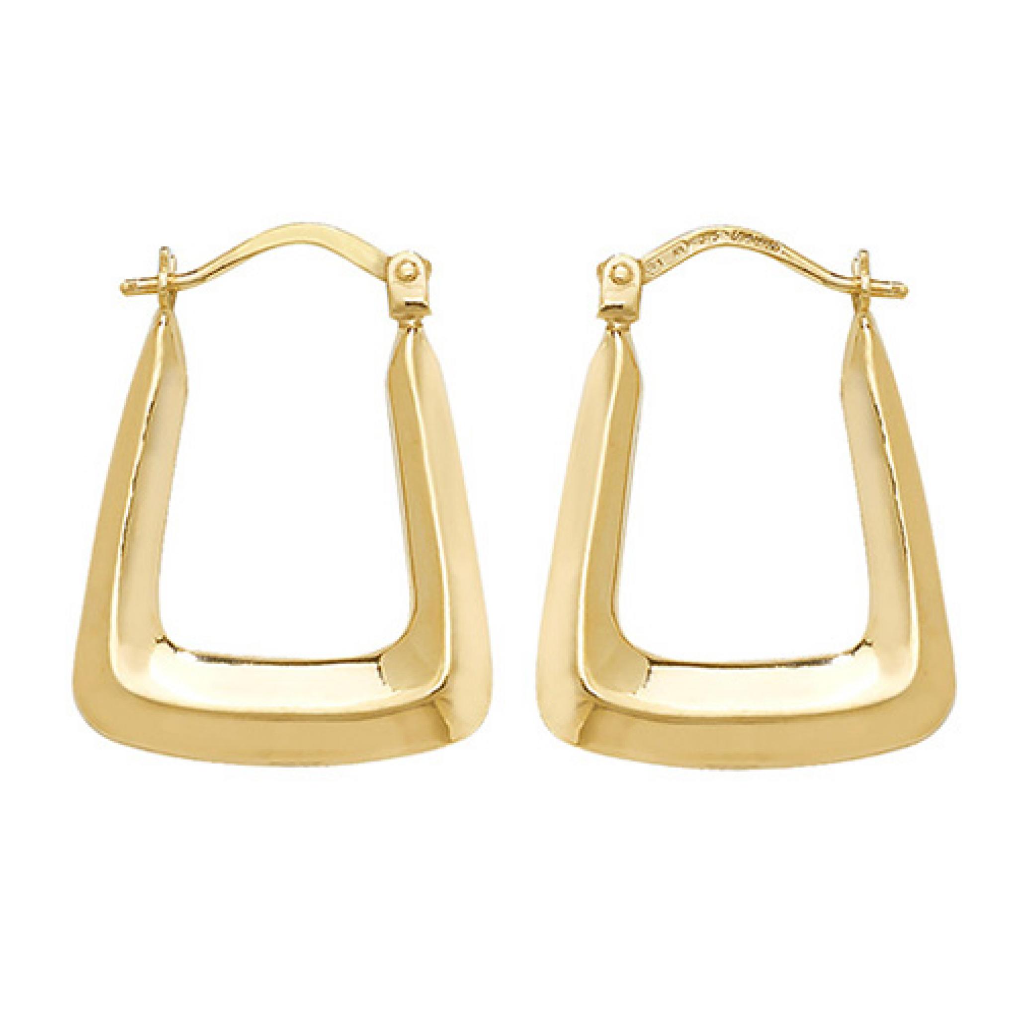 9ct gold handbag earrings