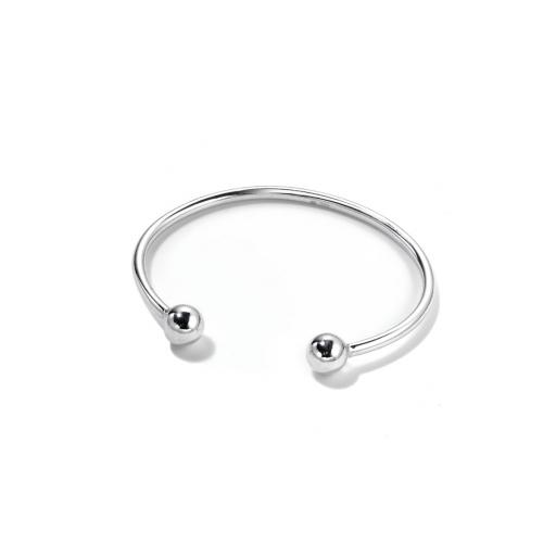 Sterling Silver 45 x 2.0mm Baby Torque Bangles