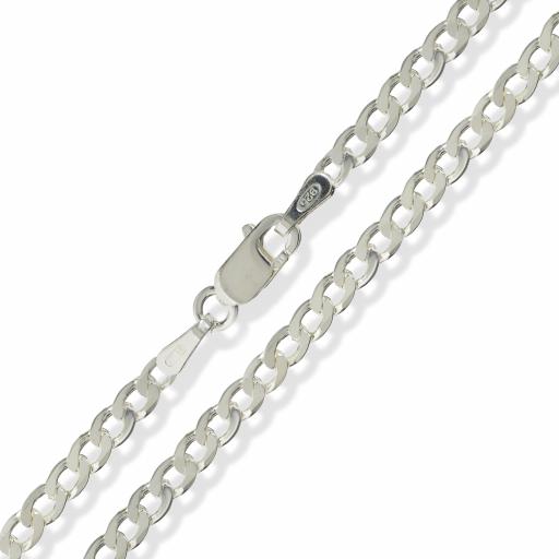 Sterling Silver 16" - 30" 3.2mm Curb Chain