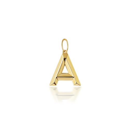 9ct Gold Initial A Pendant