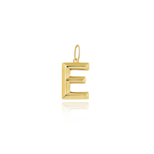 9ct Gold Initial E Pendant