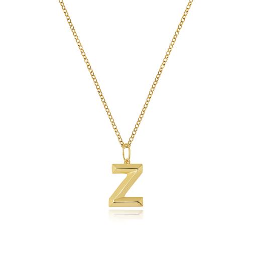 9ct Gold Initial Z Pendant